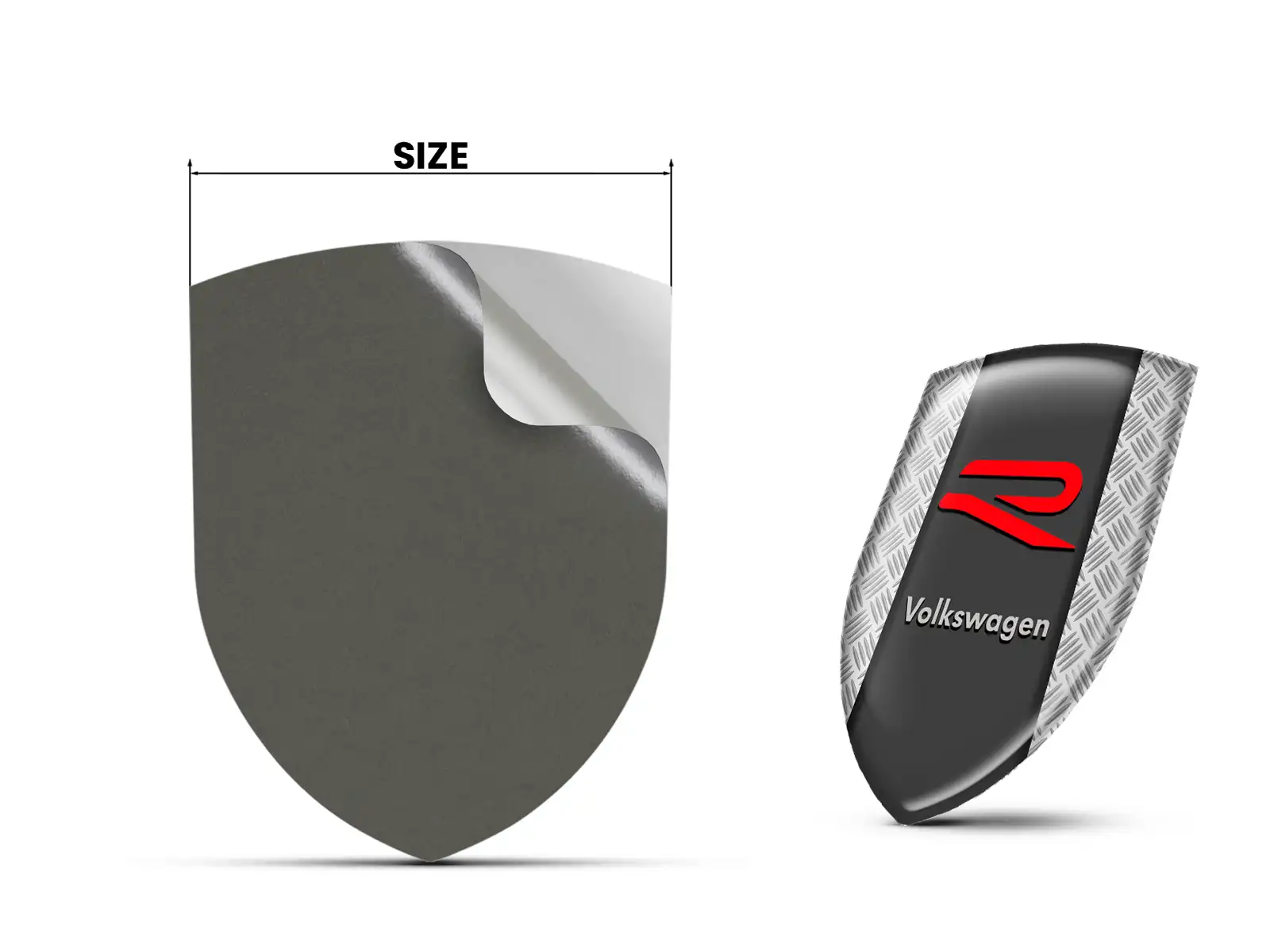 VW Personalized Business Stickers Durable Limited Style